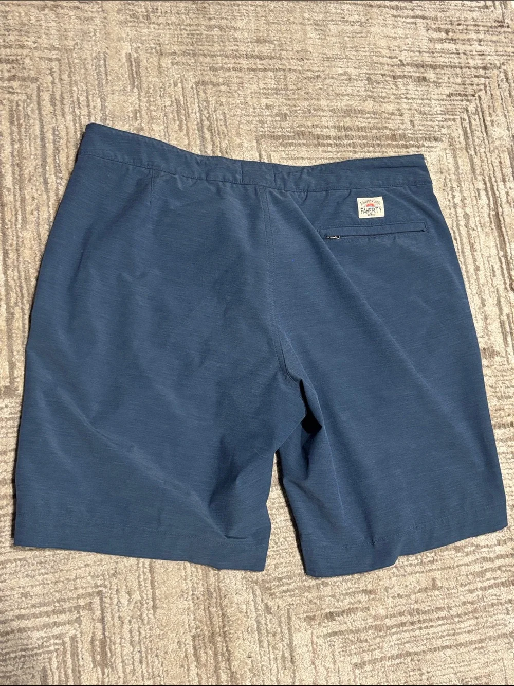 Faherty All Day Shorts in Blue Nights